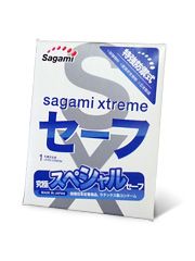 Презерватив Sagami Xtreme Ultrasafe с двойным количеством смазки - 1 шт. - Sagami - купить с доставкой в Мурманске