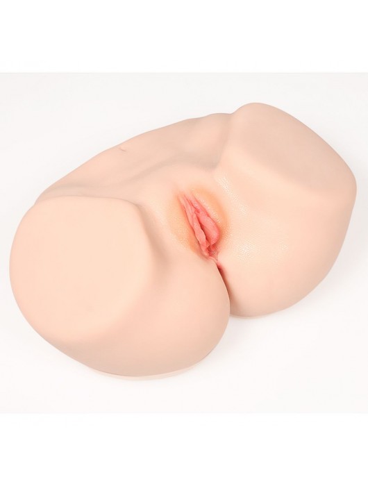 Мастурбатор-полуторс с двойным слоем материала Vanilla Onahole Real Vagina - KOKOS - в Мурманске купить с доставкой