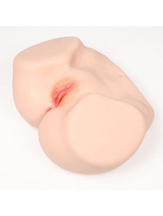 Мастурбатор-полуторс с двойным слоем материала Vanilla Onahole Real Vagina - KOKOS - в Мурманске купить с доставкой