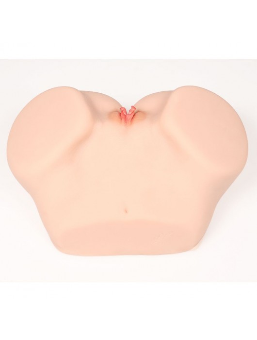 Мастурбатор-полуторс с двойным слоем материала Vanilla Onahole Real Vagina - KOKOS - в Мурманске купить с доставкой