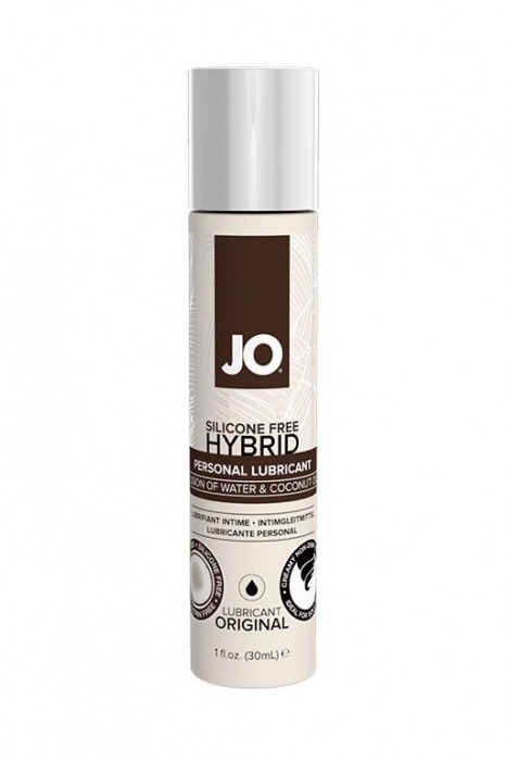 Водно-масляный лубрикант JO Silicon free Hybrid Lubricant ORIGINAL- 30 мл. - System JO - купить с доставкой в Мурманске