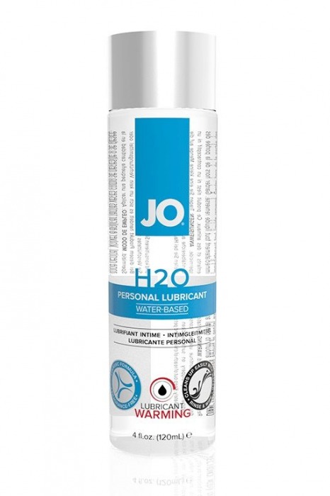 Возбуждающий лубрикант на водной основе JO Personal Lubricant H2O Warming - 120 мл. - System JO - купить с доставкой в Мурманске