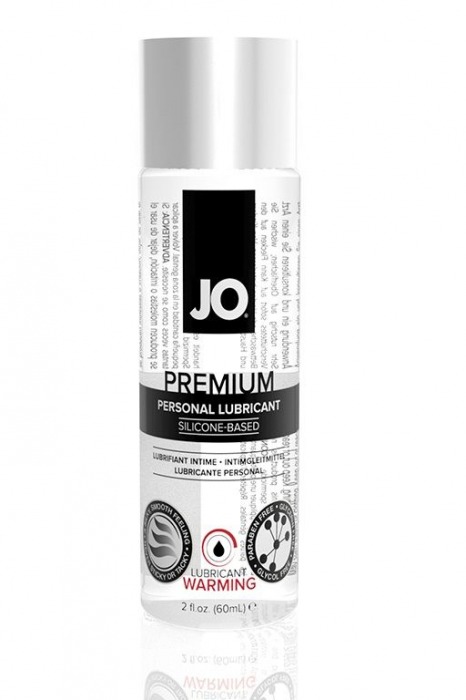 Возбуждающий лубрикант на силиконовой основе JO Personal Premium Lubricant  Warming - 60 мл. - System JO - купить с доставкой в Мурманске