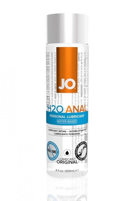 Анальный лубрикант на водной основе JO Anal H2O - 120 мл. - System JO - купить с доставкой в Мурманске