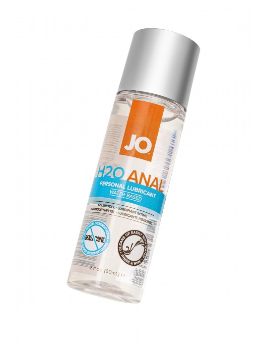 Анальный лубрикант на водной основе JO Anal H2O - 60 мл. - System JO - купить с доставкой в Мурманске