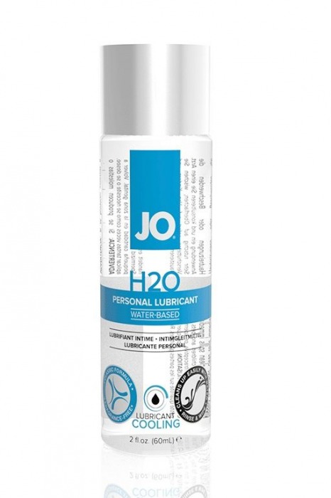 Охлаждающий лубрикант на водной основе JO Personal Lubricant H2O COOLING - 60 мл. - System JO - купить с доставкой в Мурманске