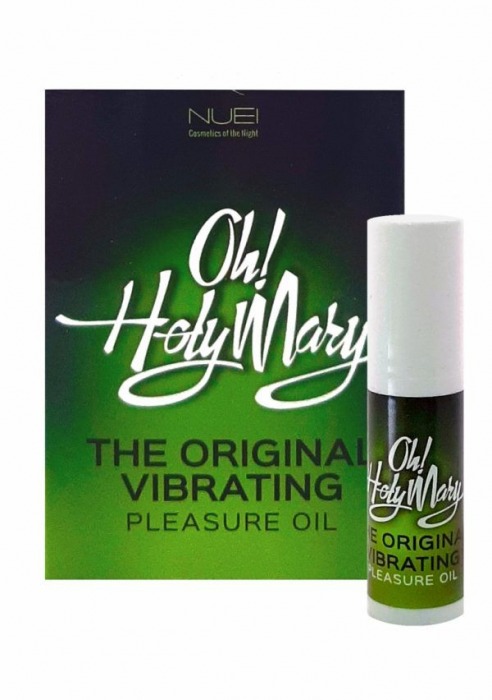 Масло унисекс с эффектом вибрации Oh! Holy Mary - 6 мл. - Nuei cosmetics - купить с доставкой в Мурманске