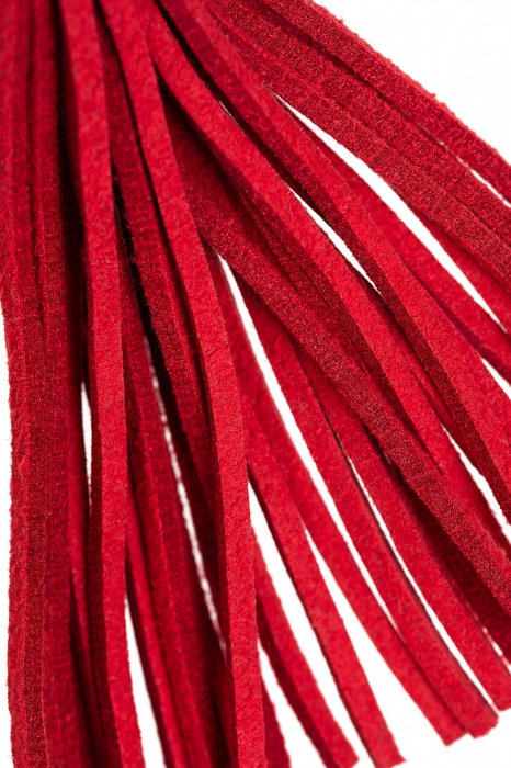 Зажимы на соски «Вилки» с красными кисточками из замши - Pecado - купить с доставкой в Мурманске