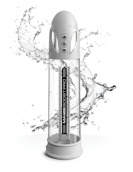 Белая вакуумная автоматическая помпа Max Boost Pro Flow - Pipedream - в Мурманске купить с доставкой