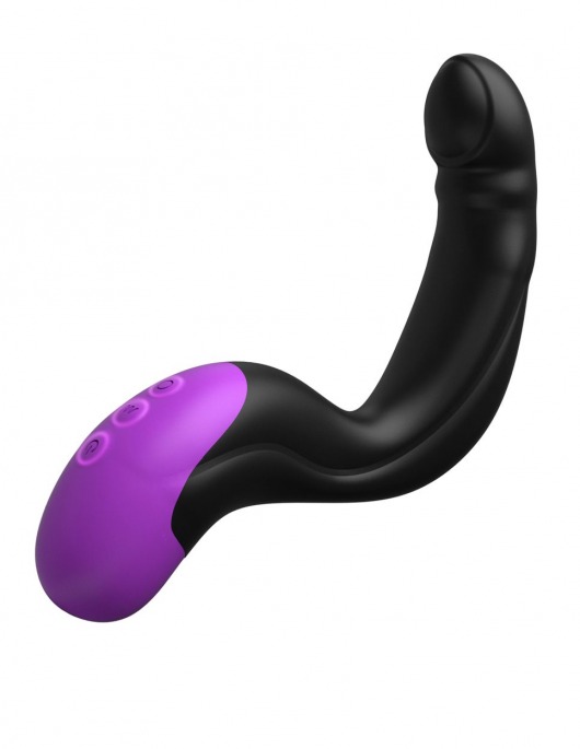 Черно-фиолетовый вибромассажёр простаты Hyper-Pulse P-Spot Massager - Pipedream - в Мурманске купить с доставкой