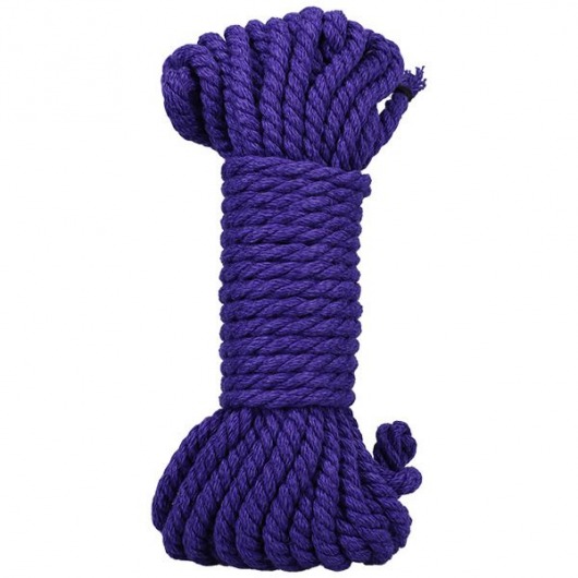 Фиолетовая верёвка для связывания и фиксации Bind Tie - 9,14 м. - Doc Johnson - купить с доставкой в Мурманске