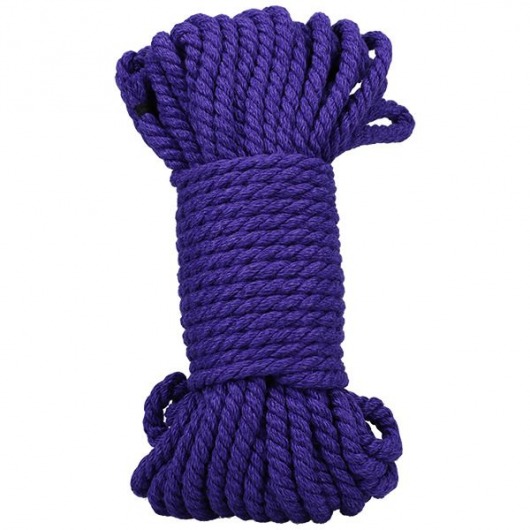 Фиолетовая верёвка для связывания и фиксации Bind Tie - 15,24 м. - Doc Johnson - купить с доставкой в Мурманске