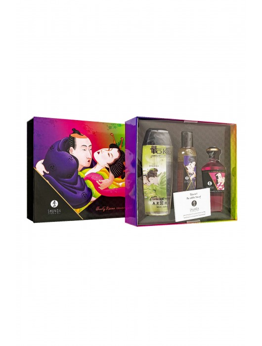 Подарочный набор Fruity Kisses из 3 предметов - Shunga - купить с доставкой в Мурманске