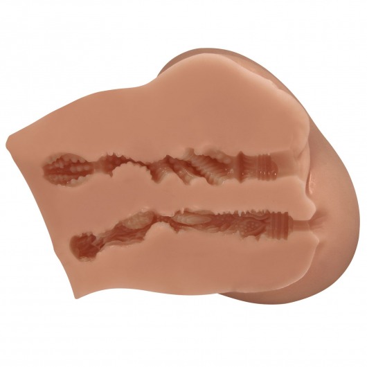 Карамельный мастурбатор-полуторс Luna с вибрацией - Baile - в Мурманске купить с доставкой