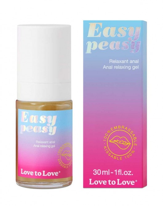 Анальный расслабляющий гель Easy Peasy - 30 мл. - Love to Love - купить с доставкой в Мурманске