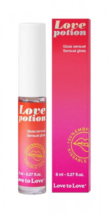 Возбуждающий блеск для губ Love Potion - 8 мл. - Love to Love - купить с доставкой в Мурманске