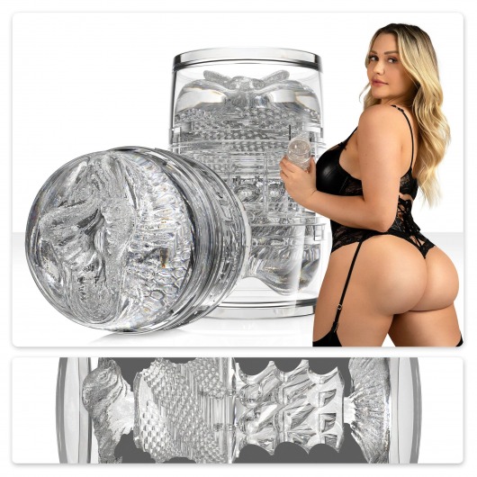 Прозрачный двусторонний мастурбатор Fleshlight Quickshot Mia Malkova - Fleshlight - в Мурманске купить с доставкой