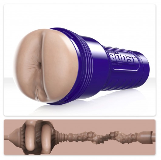 Телесный мастурбатор-анус Fleshlight Boost Blast Female - Fleshlight - в Мурманске купить с доставкой