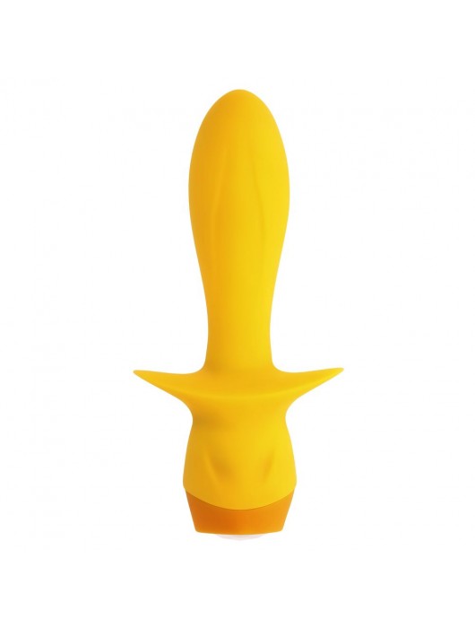 Желтая анальная вибропробка Mellow Yellow - 13,5 см. - Selopa