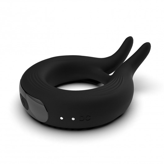 Черное эрекционное кольцо Marry Me Rechargeable Vibrating Cockring - Adrien Lastic - в Мурманске купить с доставкой