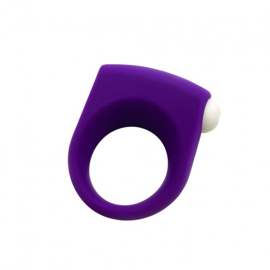 Фиолетовое эрекционное кольцо Puggle Vibrating Ring with Bullet - Adrien Lastic - в Мурманске купить с доставкой