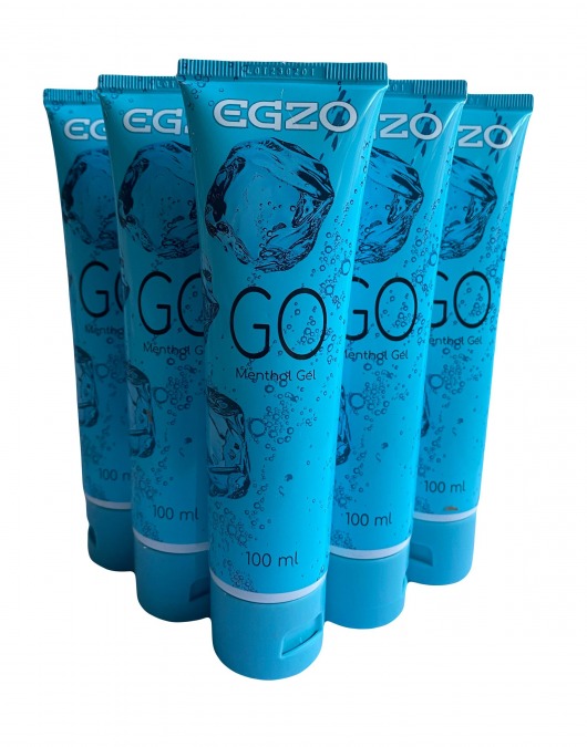 Набор из 5 пролонгирующих лубрикантов на водной основе Egzo Go (по 100 мл.) - EGZO - купить с доставкой в Мурманске
