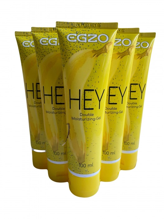 Набор из 5 анальных лубрикантов на водной основе Egzo Hey (по 100 мл.) - EGZO - купить с доставкой в Мурманске