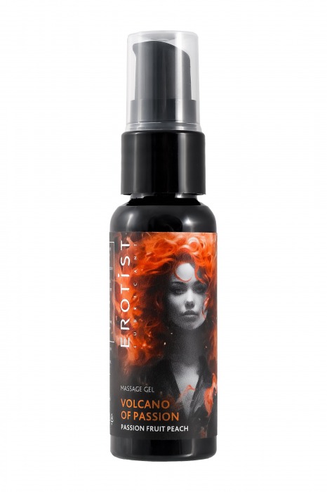 Гель с эффектом вибрации Volcano Of Passion со вкусом персика и маракуйи - 25 мл. - Erotist Lubricants - купить с доставкой в Мурманске
