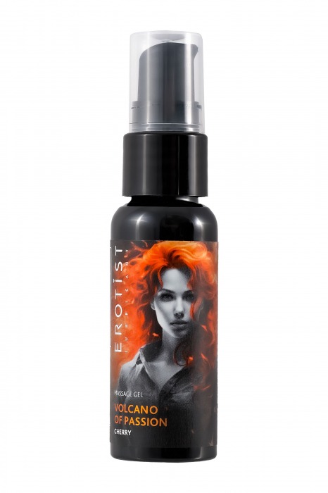 Гель с эффектом вибрации Volcano Of Passion со вкусом вишни - 25 мл. - Erotist Lubricants - купить с доставкой в Мурманске