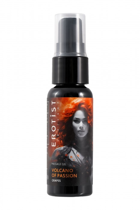 Гель с эффектом вибрации Volcano Of Passion со вкусом винограда - 25 мл. - Erotist Lubricants - купить с доставкой в Мурманске