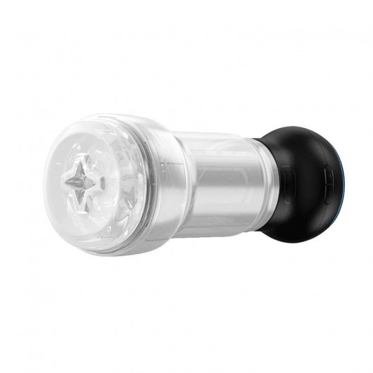 Набор PowerBlow   Feel Pocket Stroker Crystal: мастурбатор и интерактивная насадка - Kiiroo - в Мурманске купить с доставкой