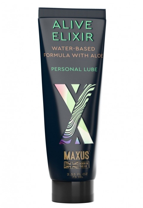 Интимный гель на водной основе MAXUS Alive Elixir - 75 мл. - Maxus - купить с доставкой в Мурманске