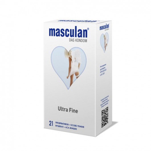 Особо тонкие презервативы Masculan Ultra Fine - 21 шт. - Masculan - купить с доставкой в Мурманске