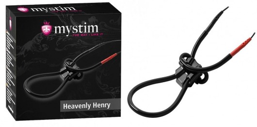 Эрекционное лассо для электростимуляции HEAVENLY HENRY - MyStim - купить с доставкой в Мурманске
