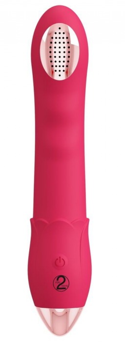 Малиновая насадка на душ с вибрацией Showers to orgasm - 20,1 см. - Orion - купить с доставкой в Мурманске