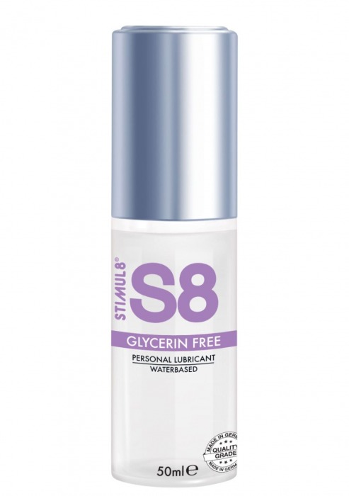 Лубрикант на водной основе S8 Glycerin Free без глицерина - 50 мл. - Stimul8 - купить с доставкой в Мурманске
