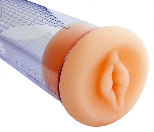 Телесный уплотнитель для вакуумной помпы в виде вагины - Boys of Toys - в Мурманске купить с доставкой