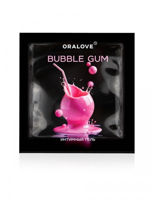 Саше съедобной оральной смазки OraLove с ароматом бабл-гам - 3 гр. - Биоритм - купить с доставкой в Мурманске