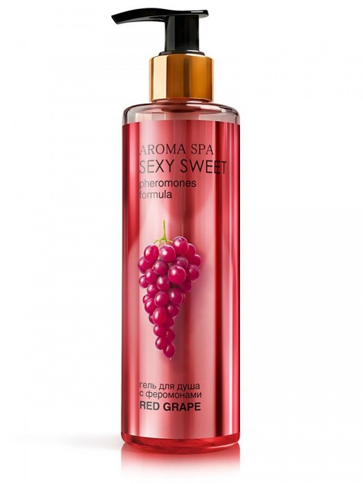 Гель для душа с феромонами и ароматом винограда Red Grape - 200 мл. -  - Магазин феромонов в Мурманске