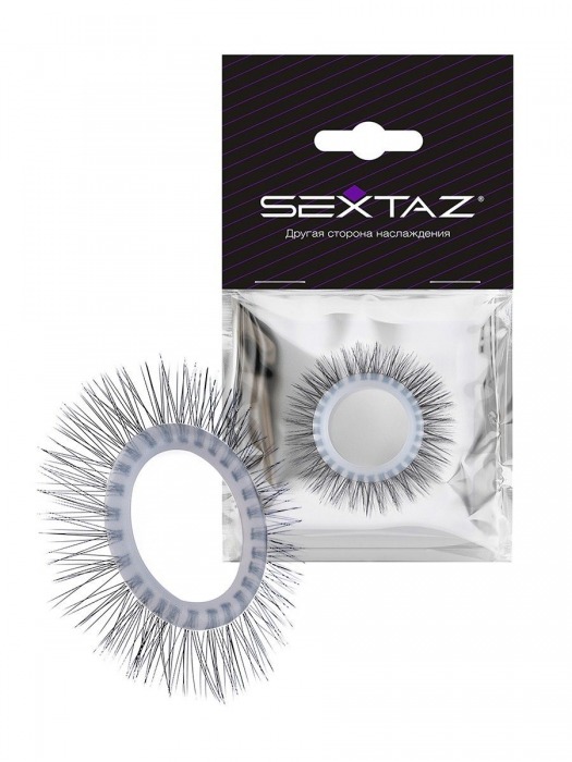 Круглое эрекционное кольцо с «ресничками» - Sextaz - в Мурманске купить с доставкой