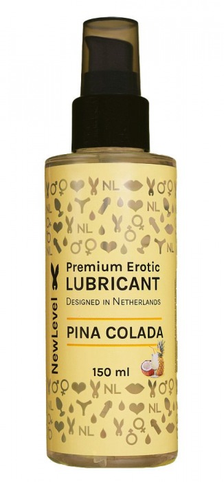 Ароматизированный лубрикант на водной основе NewLevel Pina Colada - 150 мл. - NewLevel - купить с доставкой в Мурманске