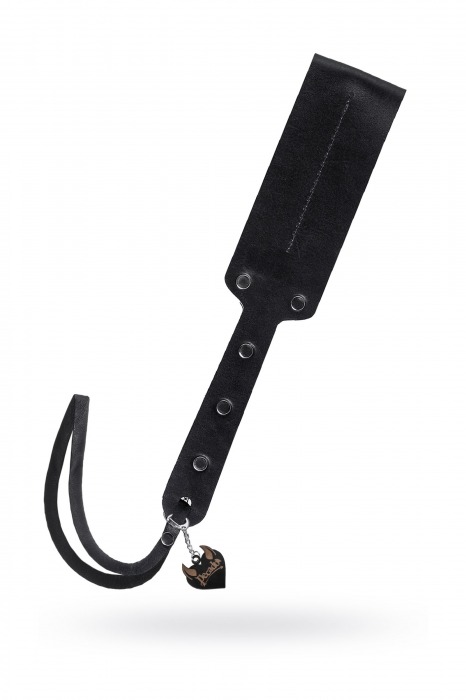 Черный кожаный пэддл - 32 см. - Pecado - купить с доставкой в Мурманске