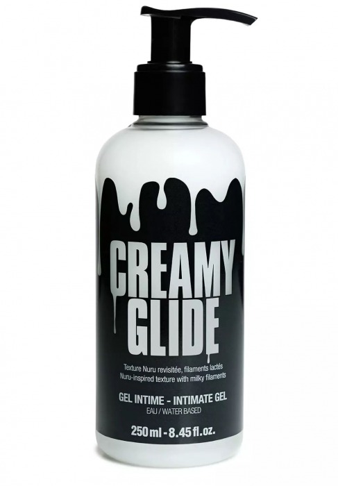 Лубрикант на водной основе Creamy Glide с консистенцией спермы - 250 мл. - Strap-on-me - купить с доставкой в Мурманске