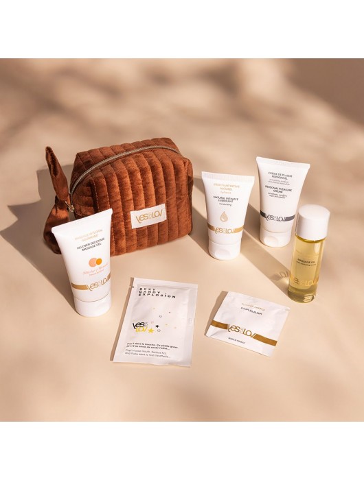 Набор YESforLOV La Trousse Enchantée в коричневой косметичке - YESforLOV - купить с доставкой в Мурманске