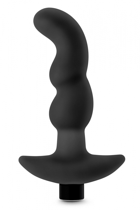 Черный вибромассажер простаты Prostate Massager 03 - 15,2 см. - Blush Novelties - в Мурманске купить с доставкой