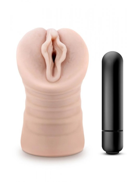 Телесный мастурбатор-вагина Destini - Blush Novelties - в Мурманске купить с доставкой