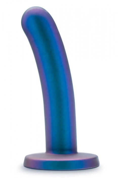 Синяя насадка с гладкой поверхностью Surrender 5.75 Inch Intermediate Pegging Dildo - 14,6 см. - Blush Novelties - купить с доставкой в Мурманске