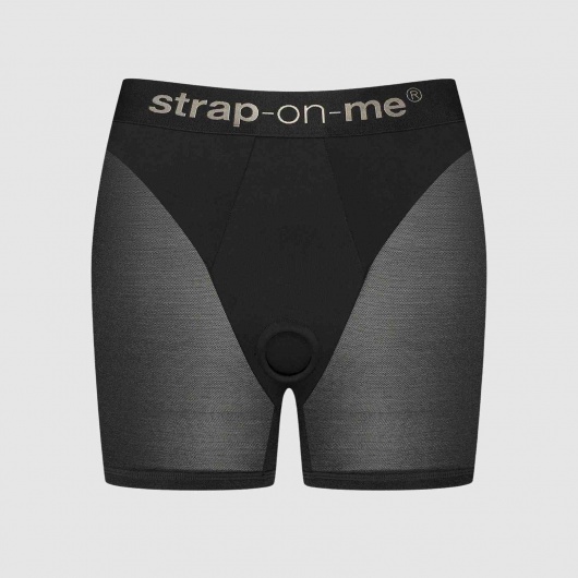 Трусики-шорты для фиксации насадок Strap-on-me Harness Lingerie Halo - size XS - Strap-on-me - купить с доставкой в Мурманске