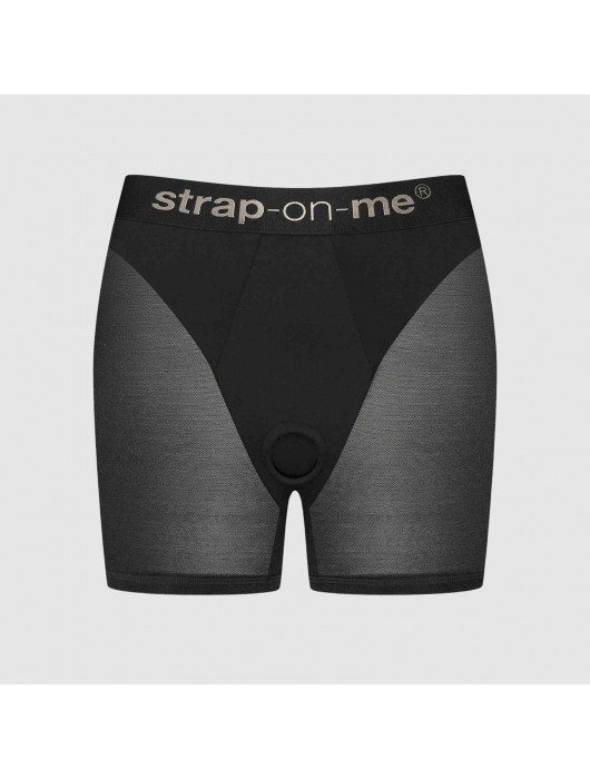 Трусики-шорты для фиксации насадок Strap-on-me Harness Lingerie Halo - size S - Strap-on-me - купить с доставкой в Мурманске