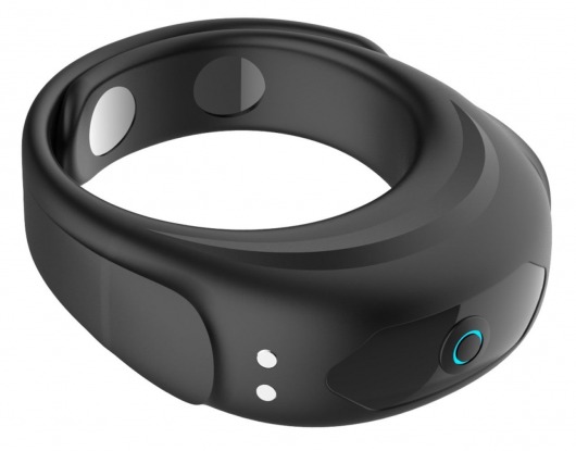 Черное эрекционное виброкольцо на ремешках - Boys of Toys - в Мурманске купить с доставкой